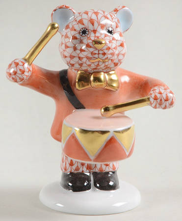 Childrens's Gifts & Toys Little Drummer Bear-Rust - No Box