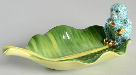 Monkeys Monkey On Banana Leaf-Green - No Box