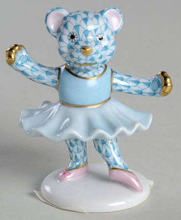 Childrens's Gifts & Toys Ballerina Bear-Turquoise - No Box