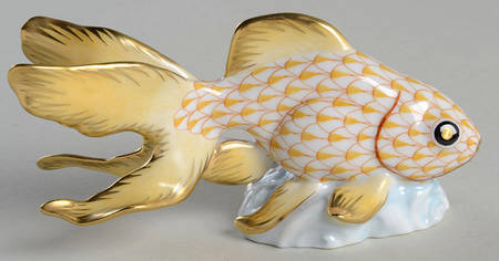 Fish Fantail Goldfish-Butterscotch - No Box