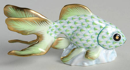 Fish Fantail Goldfish-Key Lime - No Box