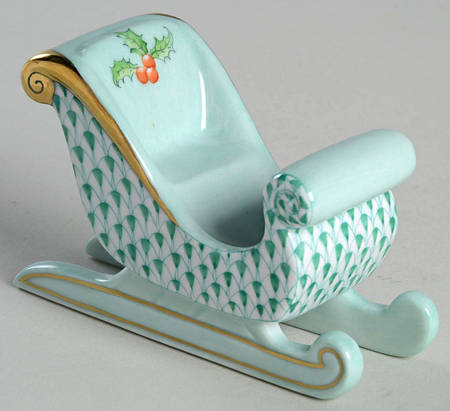 Childrens's Gifts & Toys Sleigh-Green - No Box