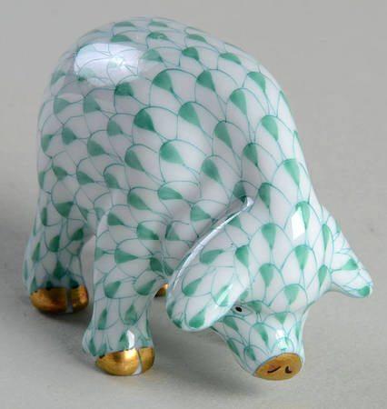 Pigs Miniature Pig-Green - No Box