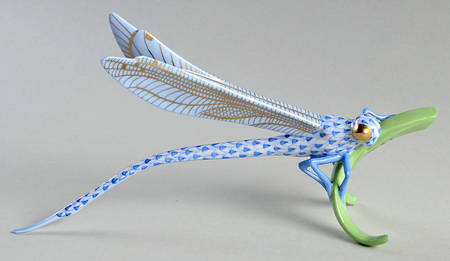 Bugs & Friends Dragonfly On Grass-Blue - No Box
