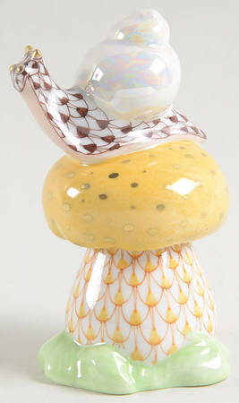 Bugs & Friends Snail On Mushroom-Butterscotch - No Box