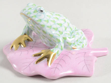 Frogs Frog On Lily Pad-Key Lime - No Box