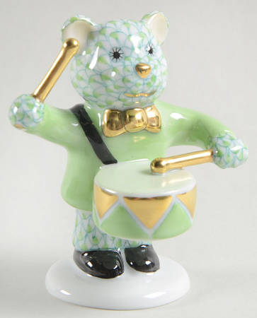 Childrens's Gifts & Toys Little Drummer Bear-Key Lime - No Box