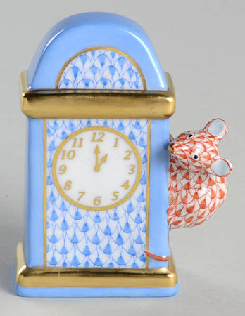 Nursery Rhymes-Fairy Tales Hickory Dickory Dock-Blue/Rust - No Box