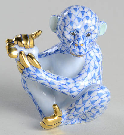 Monkeys Baby Chimpanzee-Blue - No Box