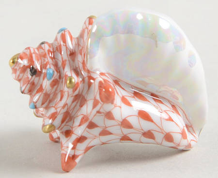 Shells Small Conch Shell-Rust - No Box