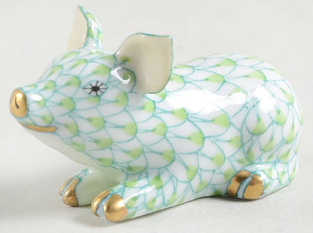 Pigs Little Pig Lying-Key Lime - No Box
