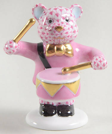 Childrens's Gifts & Toys Little Drummer Bear-Raspberry - No Box