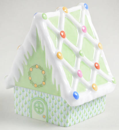 Manmade Objects Gingerbread House-Key Lime - No Box