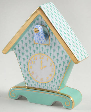 Manmade Objects Cuckoo Clock-Green - No Box