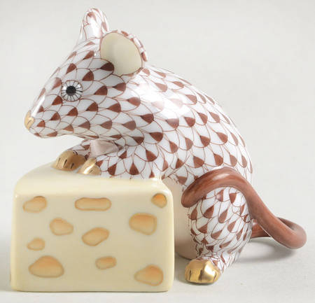 Rodents Mouse Eating Cheese-Chocolate - No Box