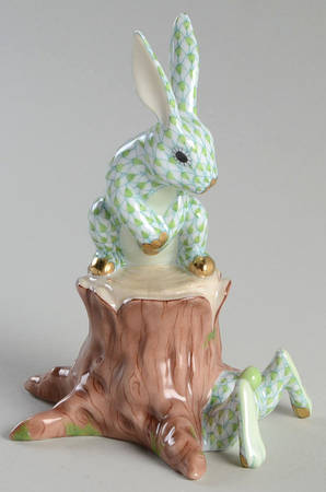 Rabbits & Bunnies (More Than 1) Down The Rabbit Hole-Key Lime - No Box