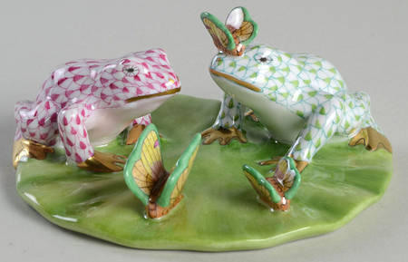 Frogs Frogs On Lily Pad-Key Lime & Raspberry - No Box
