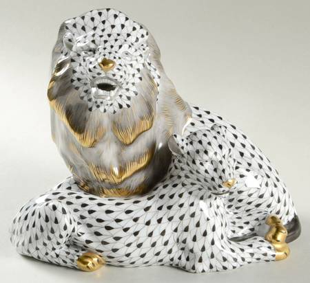 Wild Cats Pair Of Lions-Black - No Box