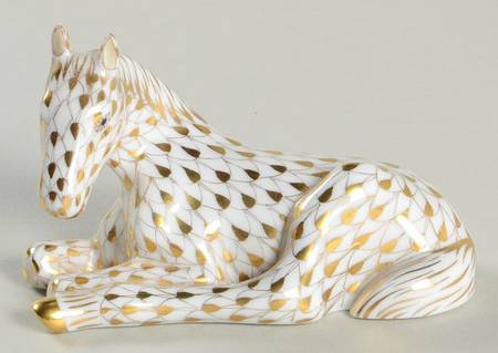 Collector's Guild Figurines Foal-1998 Gold - With Box