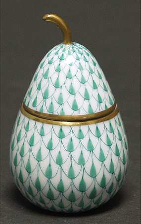 Boxes Pear Shaped Box-Green - No Box