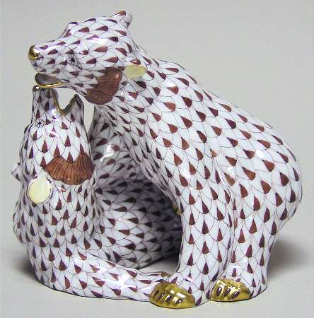 Bears Pair Of Bear Cubs-Chocolate - No Box