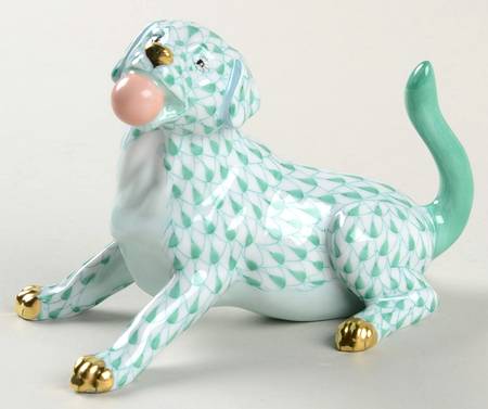 Dogs Labrador With Ball-Green - No Box