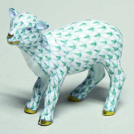 Lambs & Goats Baby Lamb-Green - No Box