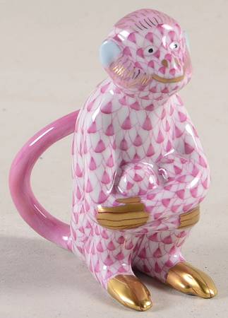 Monkeys Monkey-Arms Folded/Raspberry - No Box