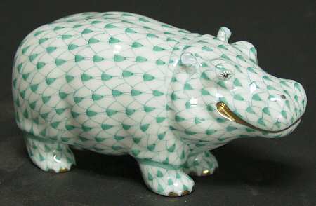 Hippos & Rhinos Hippopotamus-Green - No Box