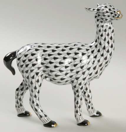 Horses (Equine) Llama-Black - No Box
