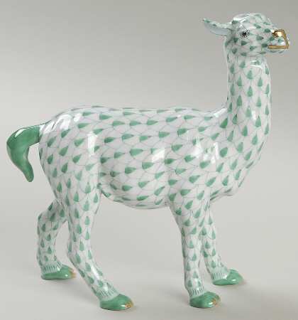Horses (Equine) Llama-Green - No Box