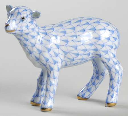 Lambs & Goats Baby Lamb-Blue - No Box