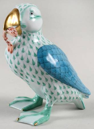 Birds Puffin-Green - No Box
