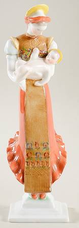 Religious Small Peasant Madonna - No Box