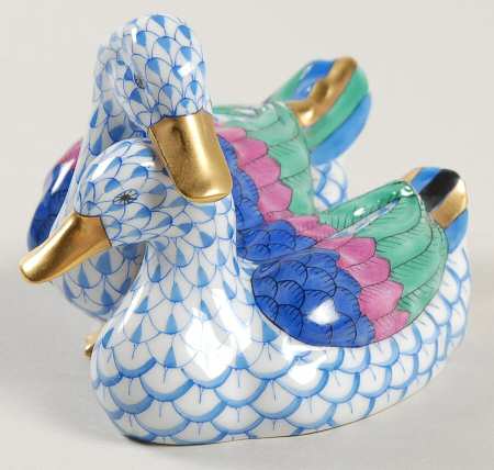 Ducks Pair Of Ducks-Blue - No Box