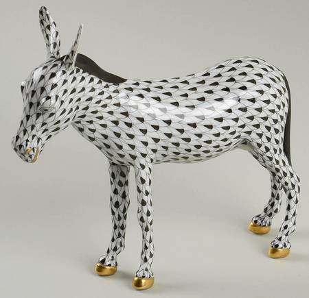 Horses (Equine) Donkey-Black - No Box