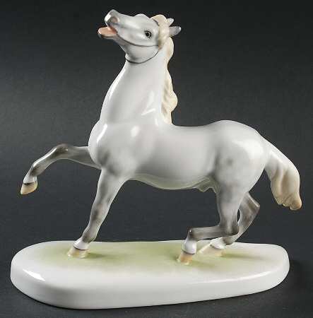 Horses (Equine) Prancing Horse-Natural - No Box