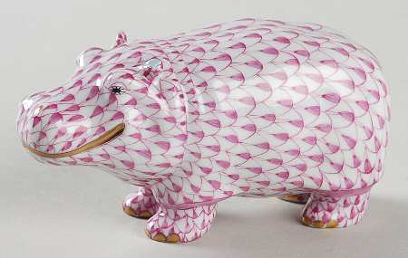 Hippos & Rhinos Hippopotamus-Raspberry - No Box