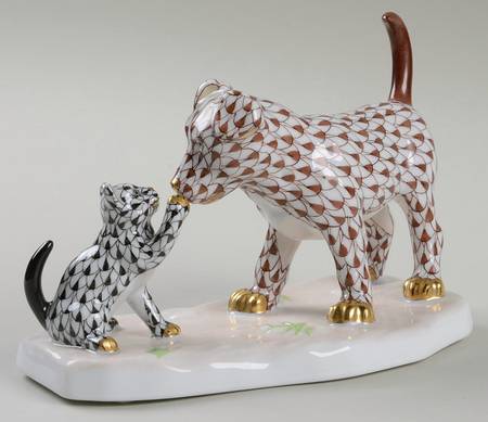 Dogs Dog And Cat-Chocolate/Black - No Box