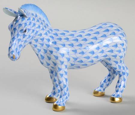 Horses (Equine) Zebra-Blue - No Box