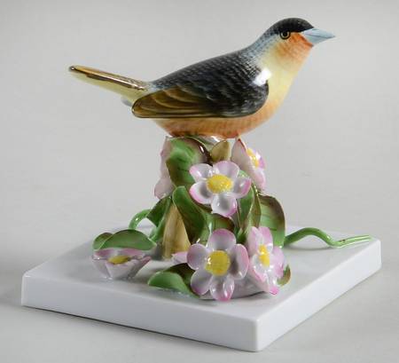 Birds Bird On Flower Branch - No Box