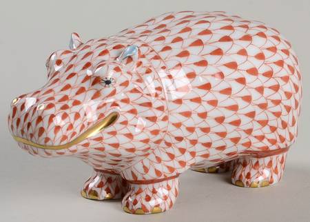 Hippos & Rhinos Hippopotamus-Rust - No Box