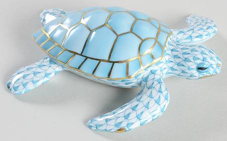 Turtles Loggerhead Turtle-Turquoise - No Box