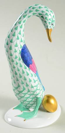 Nursery Rhymes-Fairy Tales Goose W/Golden Egg-Green - No Box