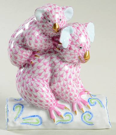 Bears Pair Of Koalas-Raspberry - No Box