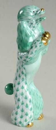 Dogs Mini Begging Poodle-Green - No Box