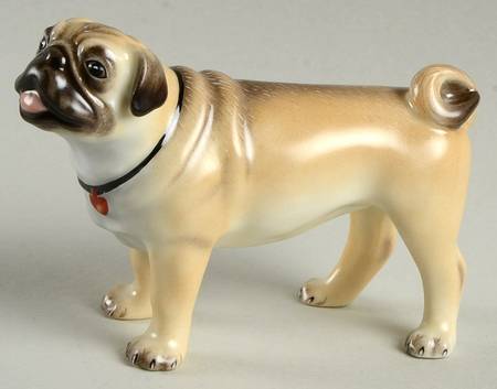 Dogs Pug Lola-Natural - No Box