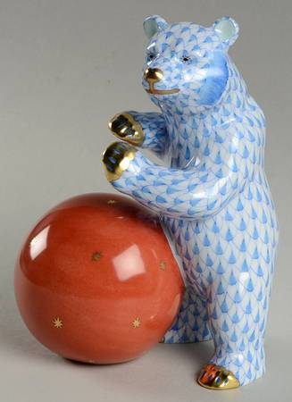 Bears Bear With Ball-Blue - No Box
