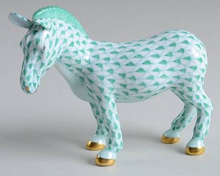 Horses (Equine) Zebra-Green - No Box
