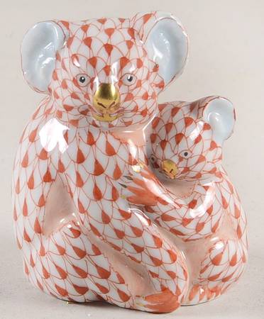 Bears Koala Mother & Baby-Rust - No Box
